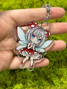 Fungi Fairy Acrylic Keychain