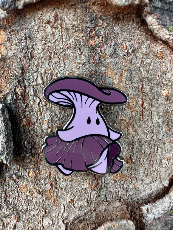 Amethyst Deceiver Mushling Pin