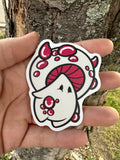 Devils Tooth Mushling Sticker